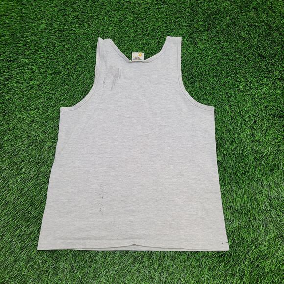 Vintage Virginia-Beach Polo Club Tank-Top Medium 19x26 Gray - Picture 2 of 15